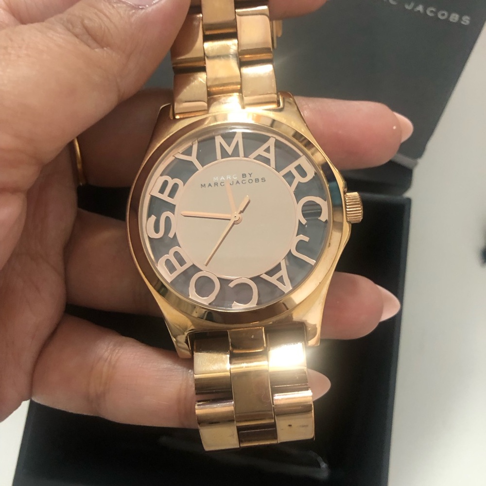 Marc Jacobs Henry Skeleton Watch in Rose Gold (MB3207)